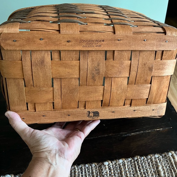 Longaberger Brown Accent Baskets & Bins - Picture 3 of 3